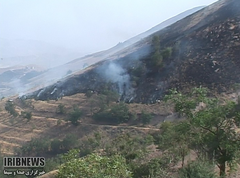 کاهش آتش سوزی در مراتع کُردستان