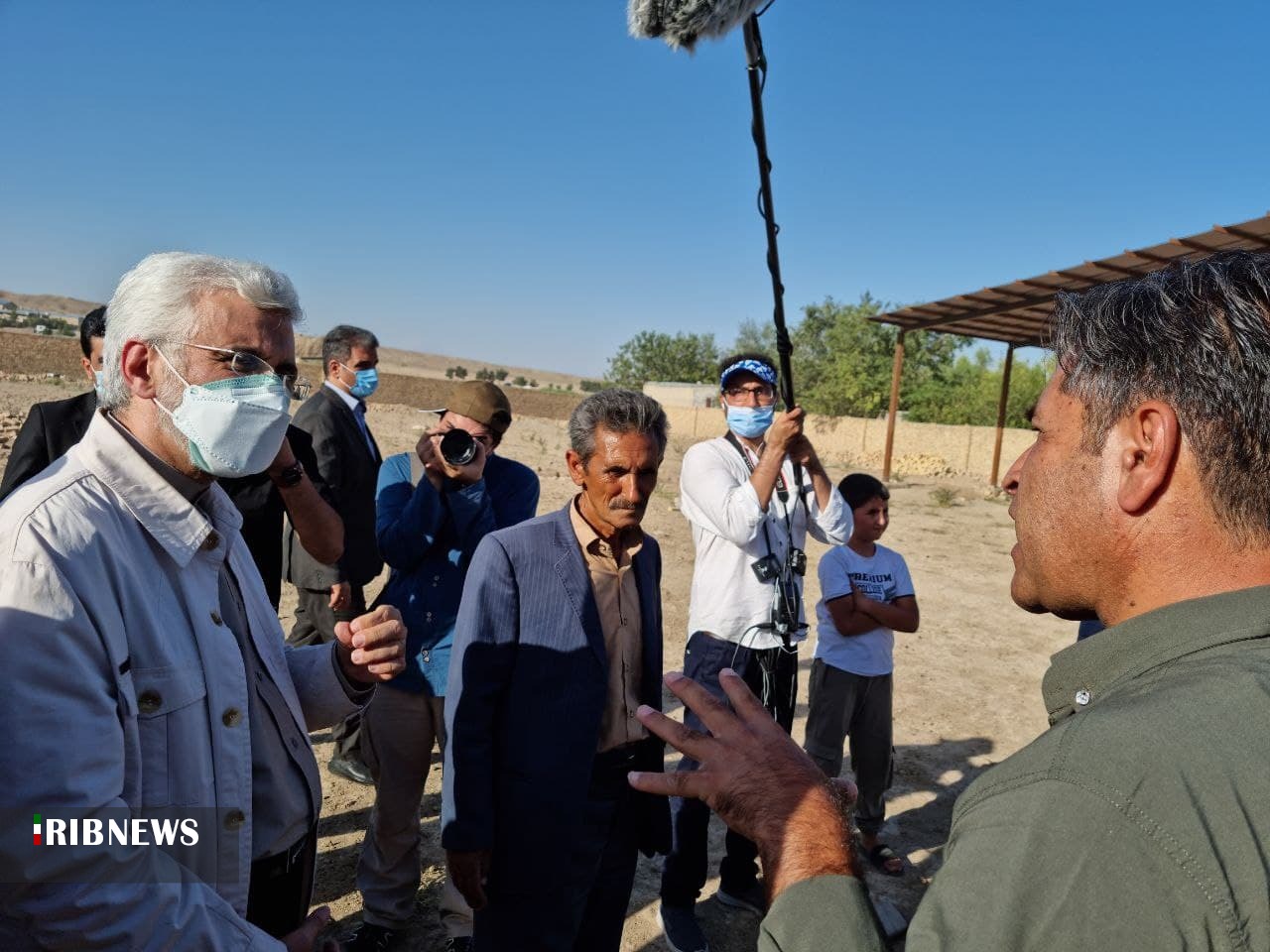 ورود سعید جلیلی به روستای عشق آباد و گفتگو با دامداران