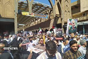 خوزستانی‌ها یکصدا در حمایت از فلسطین در روز جهانی قدس+ تصاویر