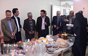 نمایشگاه دستاوردهای بانوان روستای امزاجرد همدان
