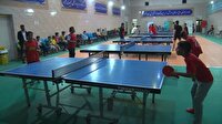 برگزاری مسابقات تنیس روی میز کارگران در میبد