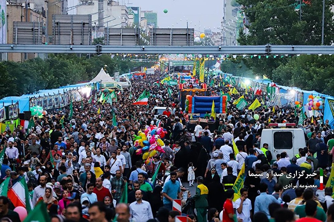 جشن ۱۰ کیلومتری غدیر در تهران