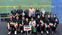 پیروزی نمایندگان ایران در روز نخست اسکواش قهرمانی آسیا