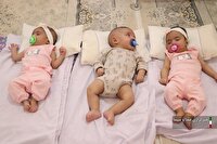 اهدای بسته ۳۳ میلیون تومانی بنیاد برکت به نوزادان سه قلوی یاسوجی 