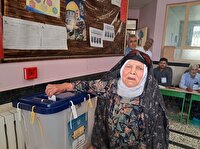 حضور مسن‌های خراسان شمالی، پای صندوق رای