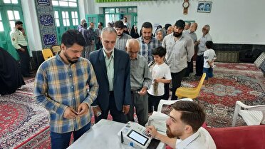 حضور گسترده مردم مازندران در انتخابات