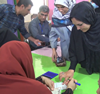 حضوری دیگر از کردستانی ها در پای صندوق‌های اخذ رای+ فیلم