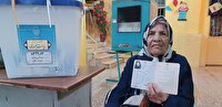 رای دادن بانوی ۸۷ ساله در تربت جام