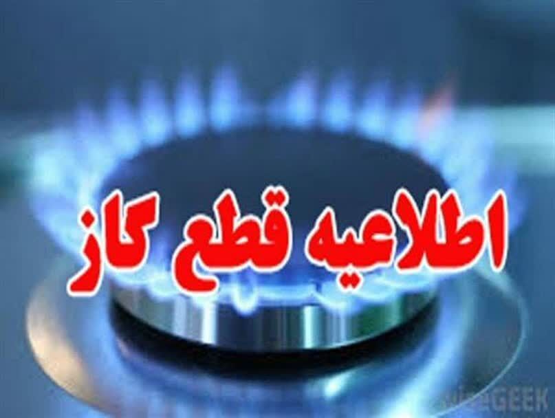 قطع گاز بخش هایی از شهر زرین شهر