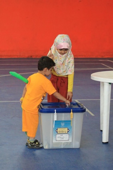 جلوه های حضور کودکان در انتخابات